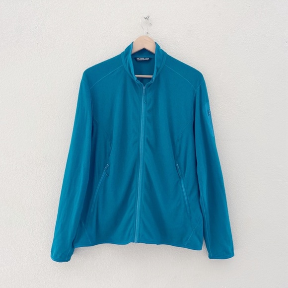 Arc'teryx Delta LT Jacket Full Zip Waffle Knit Fleece Outdoor Hiking Camping XL - Picture 1 of 11